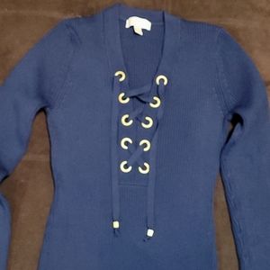 Large Michael Kors Blue knit dress